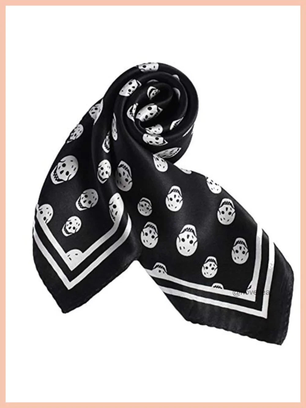 100% Mulberry Silk Square Neckerchief Scarf, Gift Packed